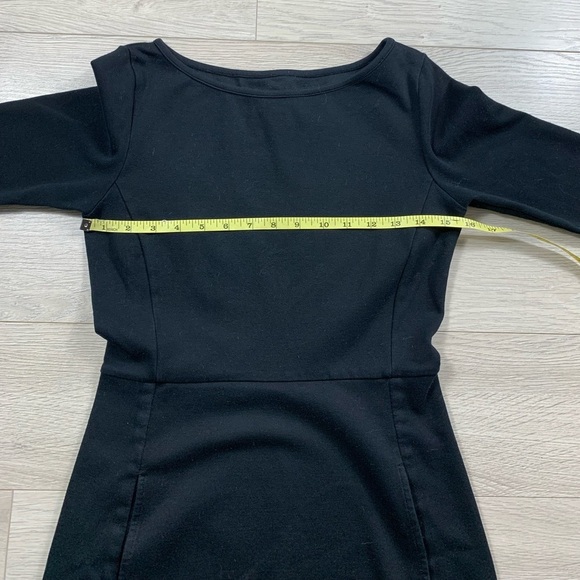 Rag & Bone Black Long Sleeve Ponte Knit Dress - Picture 9 of 11
